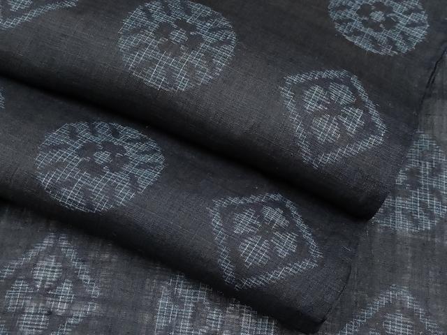 平和屋本店■極上　夏物　重要無形文化財　本場宮古上布　苧麻　逸品　CYAA1602s5