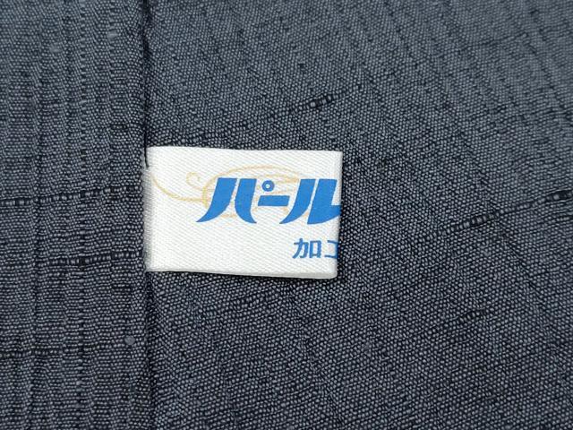 平和屋本店■極上　男性　紬・長襦袢・羽織セット　単衣　キングサイズ　着物：羊羹色　羽織：薄色　襦袢：薄縹色　逸品　CYAA1650s5_3