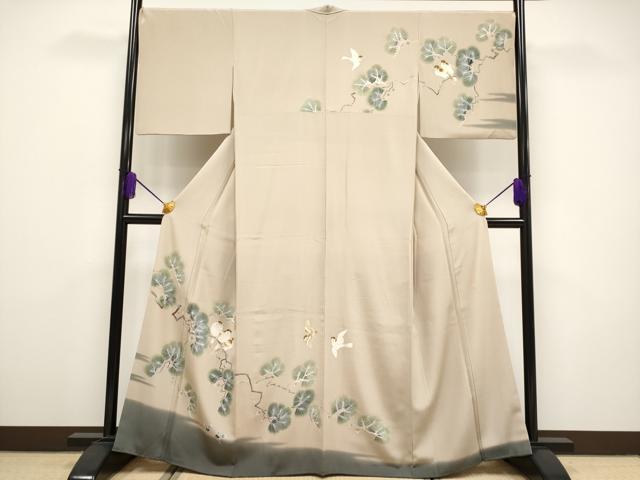 平和屋着物▽本塩沢　単衣　110亀甲　舞花文　正絹　逸品　AAAW1428fy 平和屋着物▽本塩沢 単衣 110亀甲 舞花文 正絹 逸品 AAAW1428fy