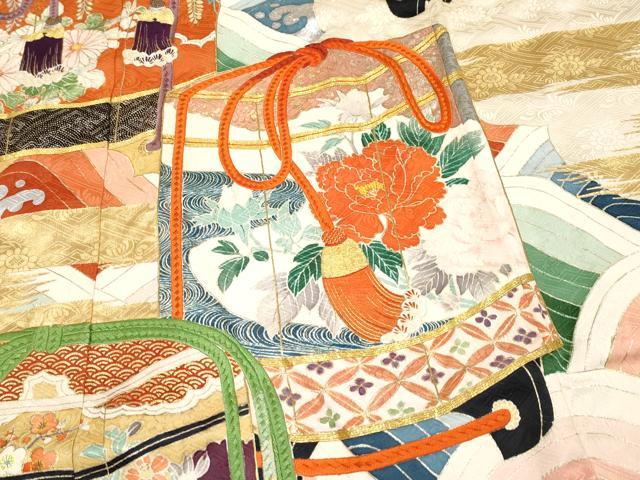 平和屋本店□極上 アンティーク 大正ロマン 訪問着 お引きずり・お