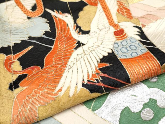 平和屋本店□極上 アンティーク 大正ロマン 訪問着 お引きずり・お