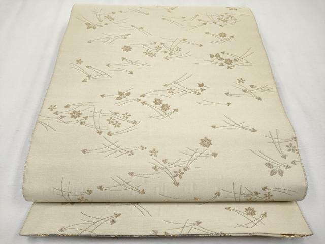 平和屋本店□極上 本場筑前博多織 草木染 手織工房 染匠：小森久 両面