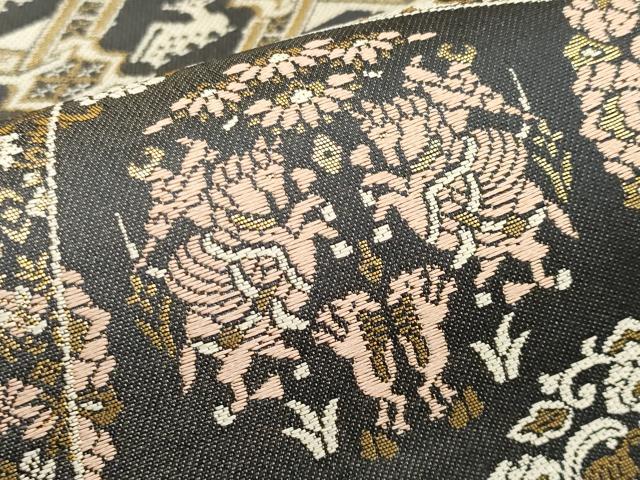 平和屋着物□極上 夏物 京都西陣・想屋謹製 色無地 刺繍 霞紋