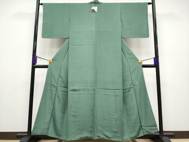 平和屋着物○上質な色無地 江戸紫色 正絹 逸品 未使用 CAAU2466yc