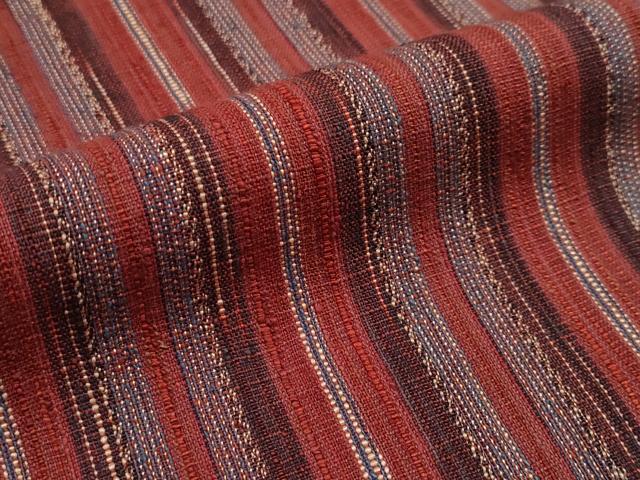 平和屋本店□極上 紬 格子柄 逸品 CYAA2372s5