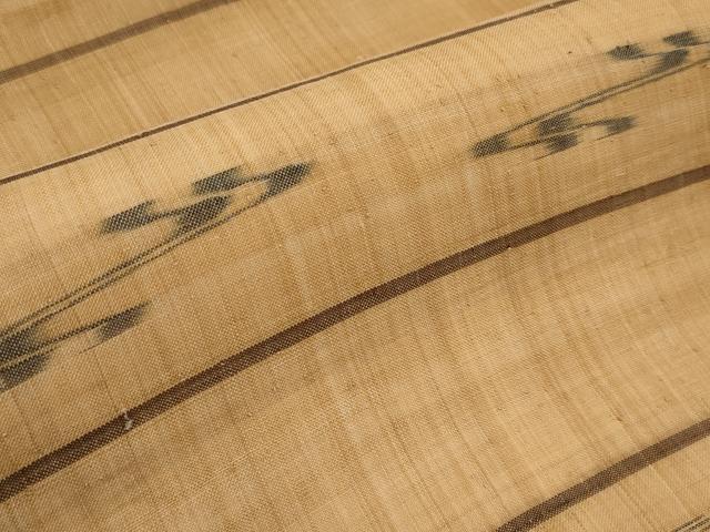 平和屋本店□極上 夏物 芭蕉布 手積み芭蕉糸100％ 九寸名古屋帯 逸品
