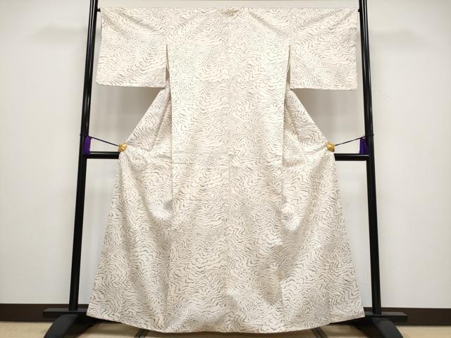 平和屋本店□極上 石川県指定無形文化財 牛首紬 白山工房 手織り