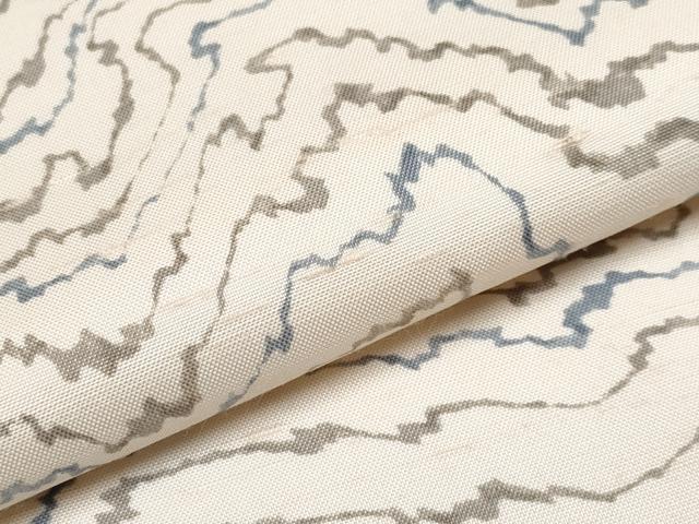 平和屋本店□極上 石川県指定無形文化財 牛首紬 白山工房 手織り