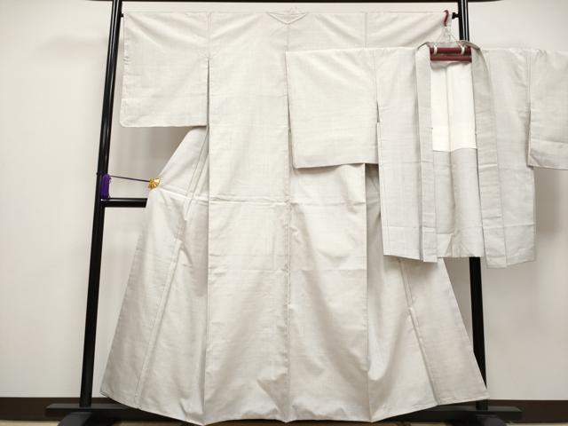 平和屋本店■極上　本場大島紬　白大島　アンサンブル　100亀甲　総詰め　逸品　CYAA2164s5