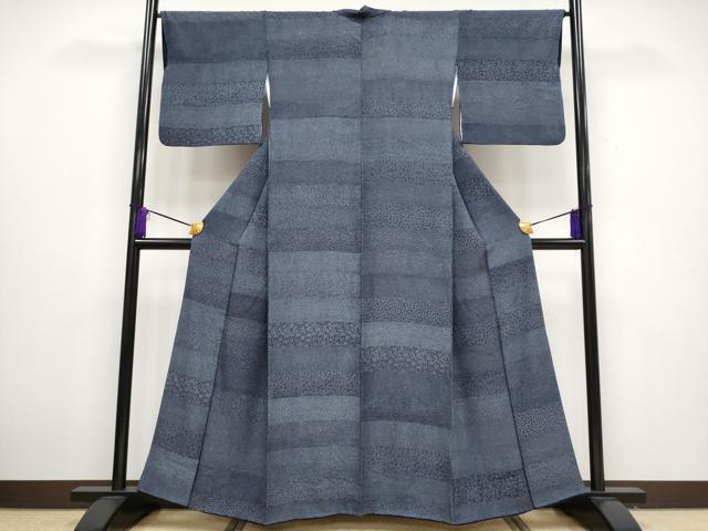 平和屋本店■極上　藍造り国選定無形文化財　藍師・佐藤昭人　江戸小紋　百柄　逸品　CYAA2168s5