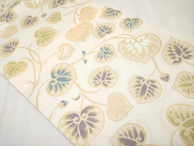 平和屋本店■極上　西陣　木野織物　菱屋善兵衛謹製　BANKAN わものや　六通柄袋帯　葵　金糸　逸品　CYAA2233s5 平和屋本店□極上 西陣 木野織物 菱屋善兵衛謹製 BANKAN わものや