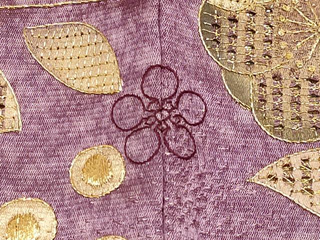 平和屋本店□極上 中国三大刺繍 スワトウ刺繍 総刺繍 訪問着 辻が花