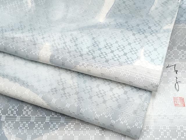 平和屋着物○上質な紬 群れ鳥 正絹 逸品 未使用 AAAZ4494ph