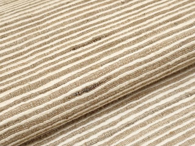 平和屋着物□極上 両面 全通柄袋帯 絞り 雪輪重ね よろけ間道