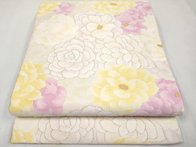 平和屋本店■極上　松田聖子　SEIKOMATSUDA　六通柄袋帯　唐織　舞花文　金糸　逸品　CYAA2387s5