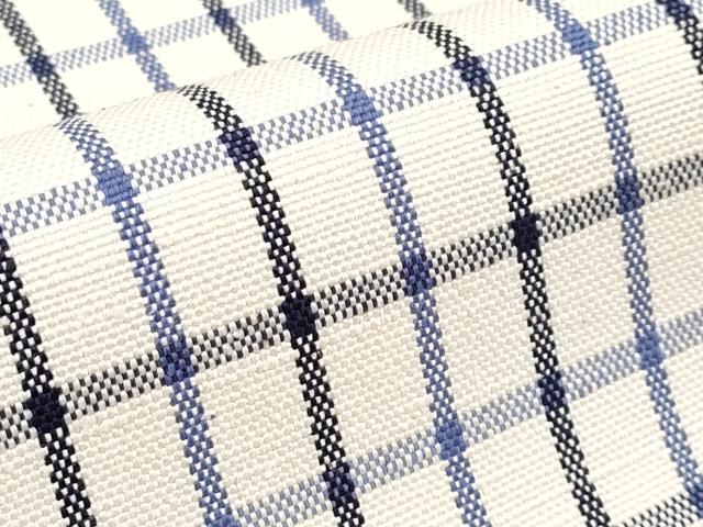 平和屋本店□極上 紬 格子 逸品 DZAA5950kh5