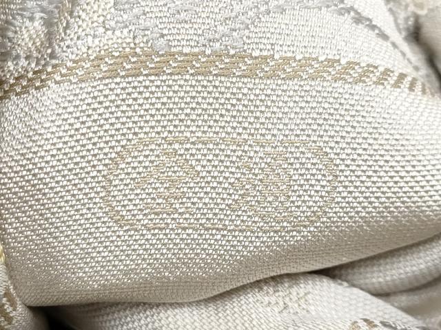 平和屋本店□極上 西陣御召帯 全通柄 九寸名古屋帯 菊