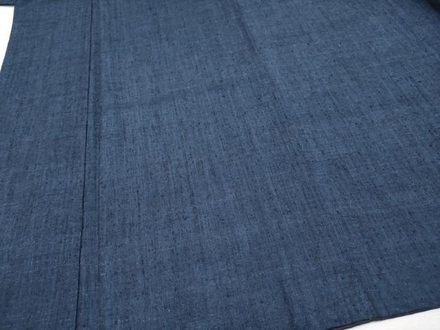 平和屋本店□極上 男性 本場結城紬 重要無形文化財 奥順謹製 色