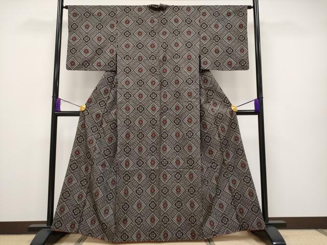 着物リメイク/大島紬と龍郷柄でメンズシャツ　　L〜LLサイズ 着物リメイク/大島紬と龍郷柄でメンズシャツ L〜LLサイズ