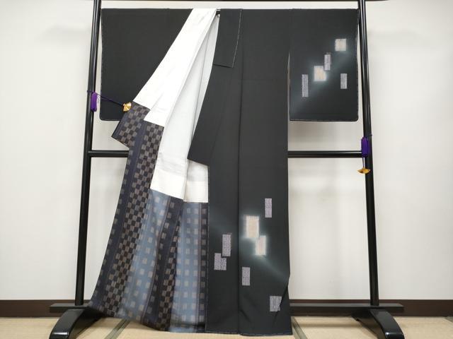 平和屋本店□極上 無形文化財 人間国宝 五嶋敏太郎 訪問着 色紙