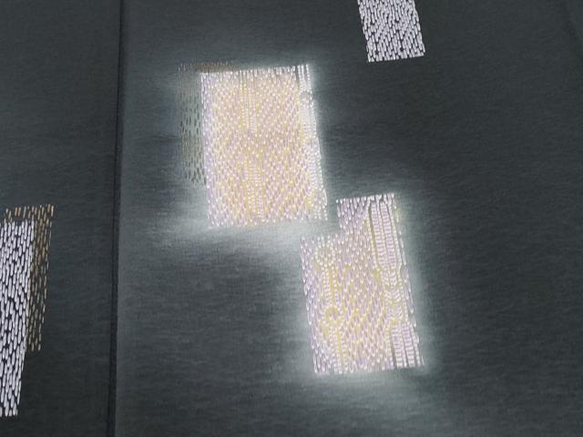 平和屋本店□極上 無形文化財 人間国宝 五嶋敏太郎 訪問着 色紙重ね文