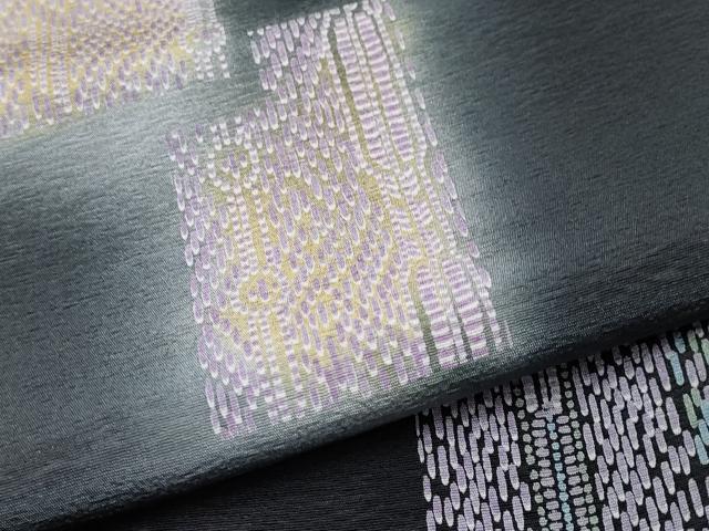 平和屋本店□極上 無形文化財 人間国宝 五嶋敏太郎 訪問着 色紙重ね文