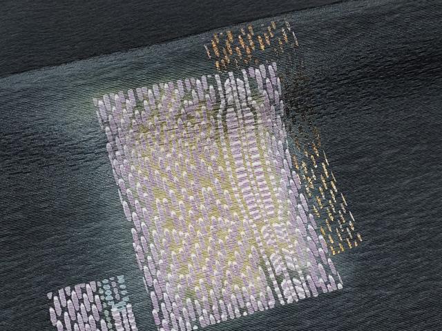 平和屋本店□極上 無形文化財 人間国宝 五嶋敏太郎 訪問着 色紙重ね文