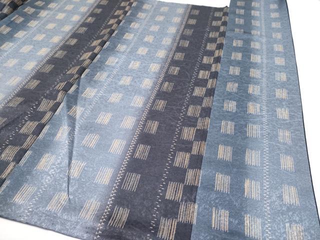 平和屋本店□極上 無形文化財 人間国宝 五嶋敏太郎 訪問着 色紙重ね文