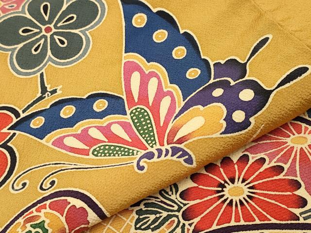 平和屋□極上 手ざし京紅型染・宮崎紅型 宮崎良次 振袖 光琳