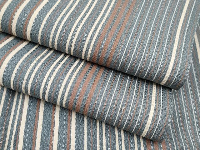 平和屋本店■極上　小紋　間道　藍鼠色地　逸品　CYAA2591s5