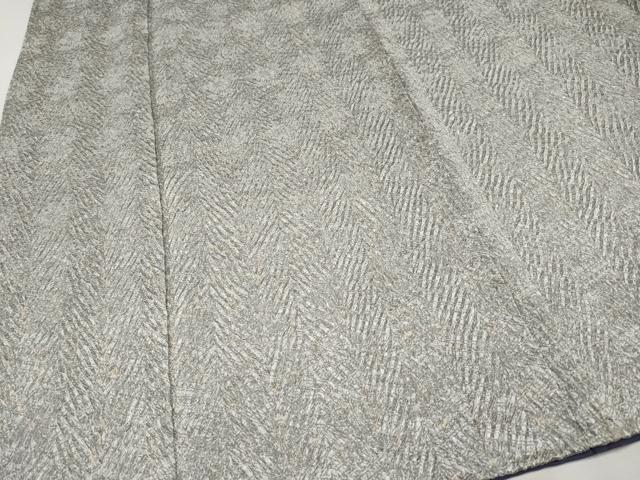 平和屋本店□極上 名門 藤娘きぬたや・杢目絞り 小紋 薄