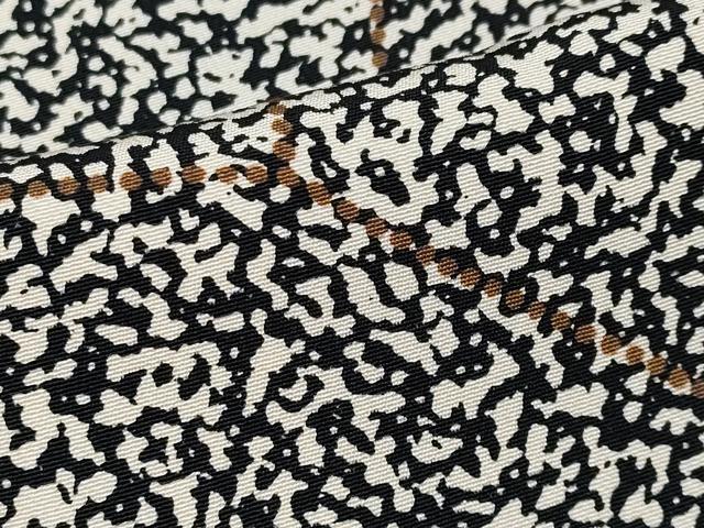 平和屋着物■極上　小紋　切嵌吉祥文　黒地　逸品　CYAA2608s5 平和屋着物□極上 小紋 切嵌吉祥文 黒地 逸品 CYAA2608s5 平和屋着物