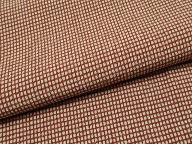 平和屋着物＃道行コート 天井地紋 洒落柿色 大丸扱い 正絹 逸品 CAAV5628id