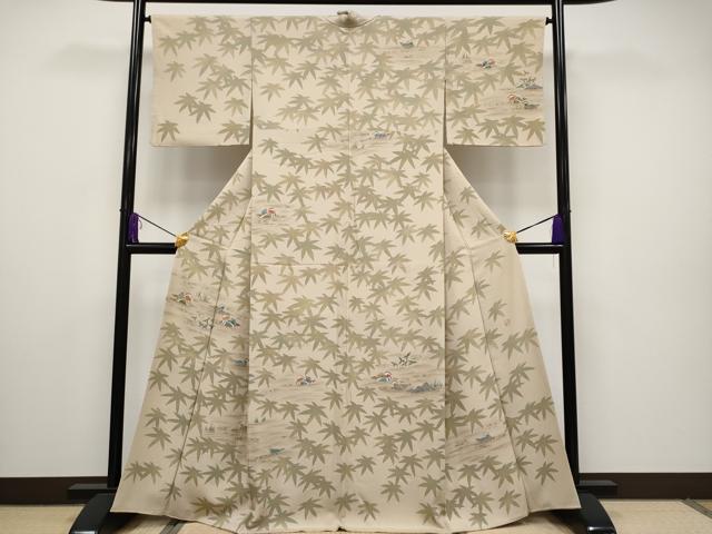 人間国宝上野為ニの訪問着 訪問着 「上野為二」京友禅霞ぼかし清水寺 − 訪問着｜美はよろこび