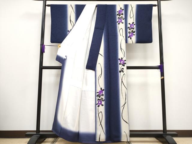 平和屋着物○極上 小紋 枝花文 暈し染め 金彩 逸品 CYAA2781s5の通販は