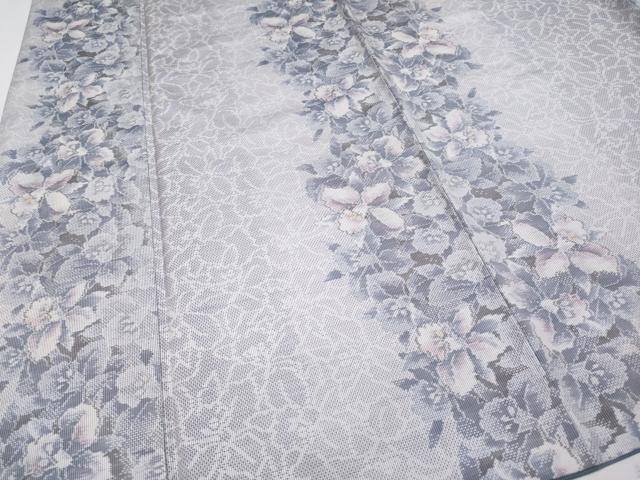 平和屋本店□極上 都喜ヱ門 本場大島紬 白大島 7マルキ 花そぞろ