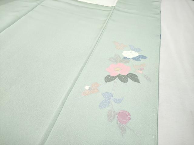 平和屋着物□極上 訪問着 友禅 作家物 枝椿 暈し染め 柳