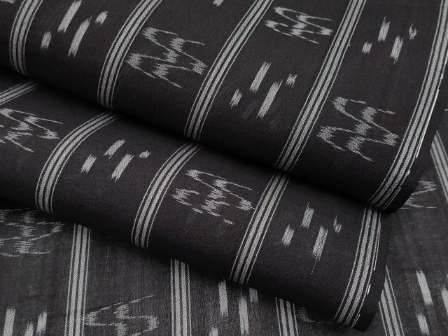 平和屋着物▽お召 単衣 ちぢみ織 蜀江花文 正絹 逸品 AAAS1512oa