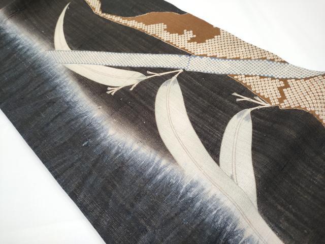 袋帯 正絹 蝶々梅桜模様 リサイクル 中古 フォーマル 礼装用