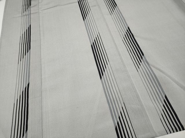 平和屋着物□極上 夏物 明石ちぢみ 間道 潤色 逸品 CYAA2995s5 平和屋