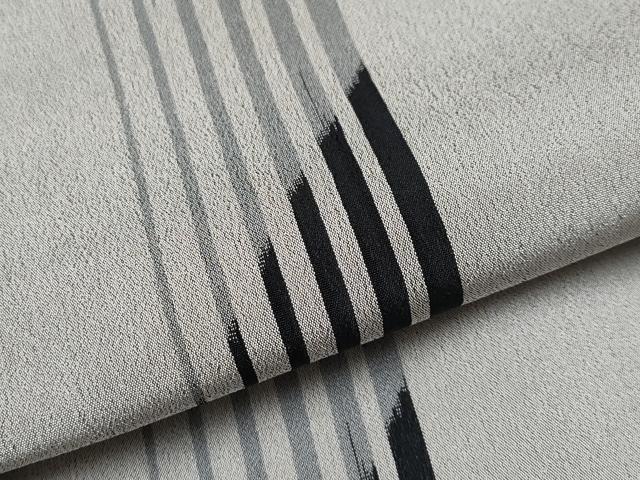 平和屋着物■極上　夏物　明石ちぢみ　間道　潤色　逸品　CYAA2995s5_4