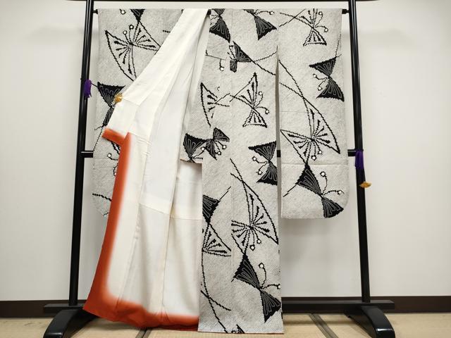 平和屋本店■極上　本疋田絞り　振袖　舞蝶文　黒地　逸品　CYAA3031s5 平和屋本店□極上 本疋田絞り 振袖 舞蝶文 黒地 逸品 CYAA3031s5