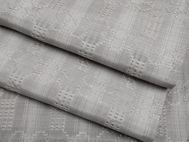 平和屋本店■超希少　人間国宝　宮平初子　琉球古代織　首里花織　単衣　逸品　CYAA3034s5