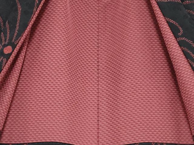 平和屋着物□極上 長羽織 総絞り 乱菊 黒地 逸品 CYAA3122s5 羽織