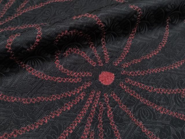 平和屋着物■極上　長羽織　総絞り　乱菊　黒地　逸品　CYAA3122s5 平和屋着物□極上 長羽織 総絞り 乱菊 黒地 逸品 CYAA3122s5 羽織