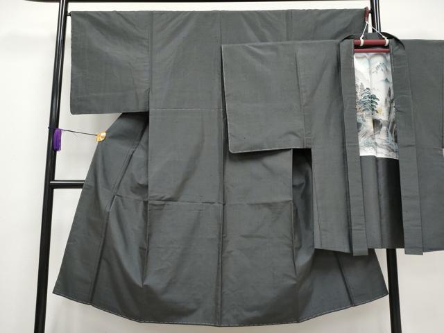 平和屋着物■極上　男性　本場大島紬　アンサンブル　100亀甲　総詰め　逸品　未使用　CYAA3142s5