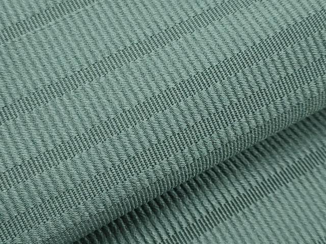 平和屋着物■極上　男性　爪掻き本綴れ　角帯　横段文　色無地　薄青色　逸品　CYAA3180s5 平和屋着物□極上 男性 爪掻き本綴れ 角帯 横段文 色無地