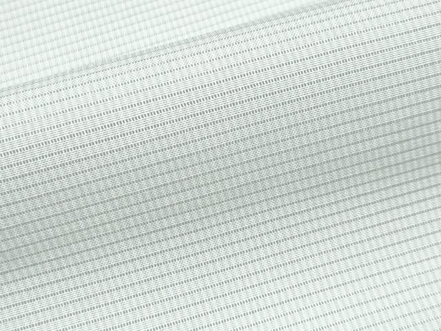 平和屋着物■極上　夏物　江戸小紋　絽　万筋　白×千草鼠色　逸品　CYAA3214s5 平和屋着物□極上 夏物 江戸小紋 絽 万筋 白×千草鼠色