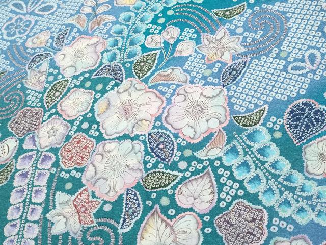 平和屋着物■極上　訪問着　辻が花　暈し染め　金彩　逸品　CYAA3220s5 平和屋着物□極上 訪問着 辻が花 暈し染め 金彩 逸品 CYAA3220s5