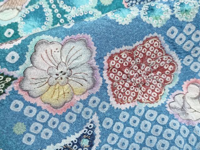 平和屋着物□極上 訪問着 辻が花 暈し染め 金彩 逸品 CYAA3220s5